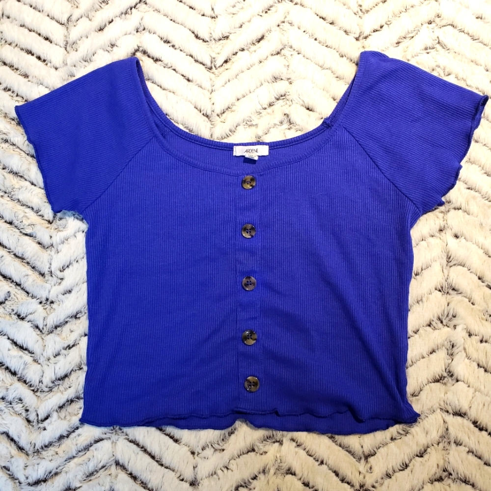 Ardene Purple Crop Top size small